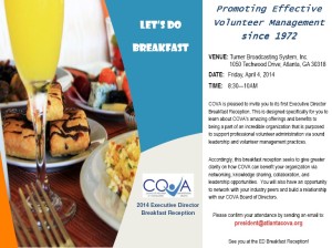 Join us for breakfast, create a partnership with COVA for life...